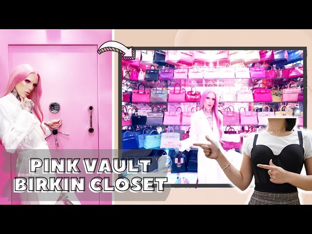 JEFFREY STAR HAS SO MUCH PINK! Pink Vault Closet Tour with HUGE