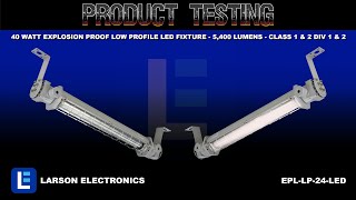 40 Watt Explosion Proof Low Profile LED Fixture - 5,400 Lumens - Class 1 & 2 Div 1 & 2