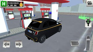 Crashy City: Heavy Traffic Dirve - New Fiat 500 #Abarth | Android GamPlay FHD screenshot 1