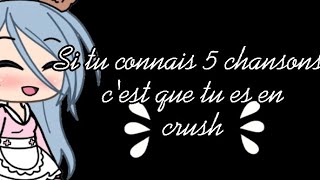 Si tu connais 5 chansons c'est que t'es en crush ! Alors ?😏 Resimi