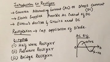 #5 Introduction to RECTIFIERS || EC Academy