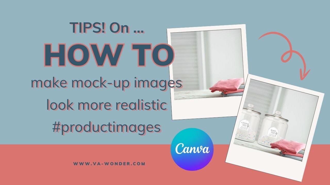 How to Make Realistic Product Mockups in Canva | Easy Lifestyle Mockup ...