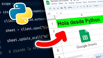 Automatiza Google Sheets con Python 🤖 a través de la API