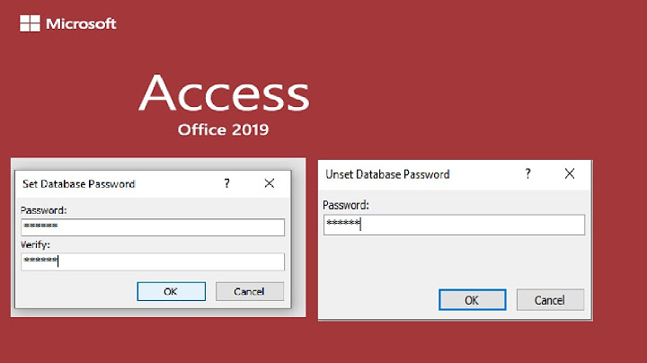 Ms access select ฐานข อม ลท ม password