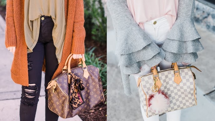 Different ways to wear the Louis Vuitton Speedy Bandouliere 👜 #speedy, Louis Vuitton Bag