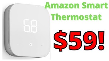Amazon Smart Thermostat Unboxing. | Cheapest Smart Thermostat?