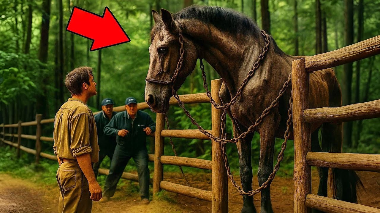 Никто не хотел покупать тощую лошадь , пока отчаявшийся мужчина не дал ей имя!