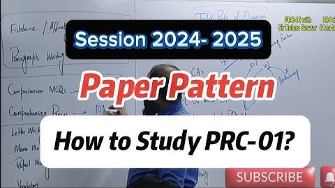 PRC01| BWCS| A Brief Introduction || How to Study | 2024-25 #icap #prc #newschemes #icappakistan #ca