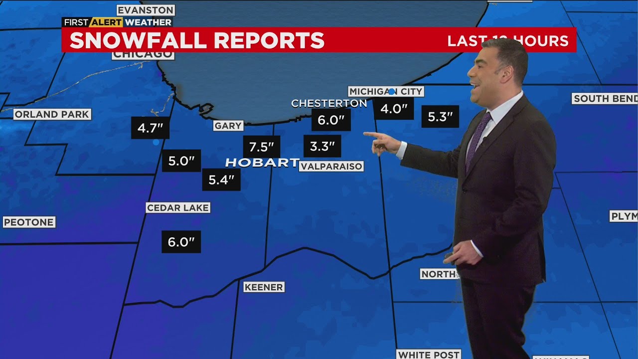 Chicago First Alert Weather: Bitter Cold Follows Winter Storm - YouTube