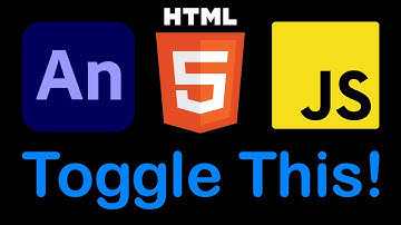 Adobe Animate : HTML5 + Javascript : toggle button