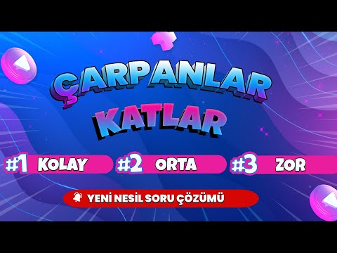 LGS  | Çarpanlar ve Katlar | Kolay-Orta-Zor Soru çözümü