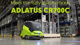 Introducing the CR700 Cylindrical Robot Scrubber-Dryer!