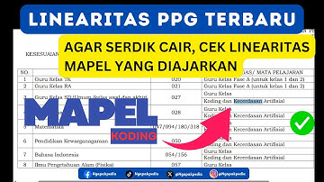 RILIS PERATURAN TERBARU LINEARITAS MENGAJAR AGAR SERDIK CAIR | ADA MAPEL KODING DAN KKA