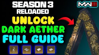 🔥(MW3) Unlock Dark Aether in Season 3 Reloaded!🔥 Full Guide - MW3 Zombies Glitches (No Tombstone)