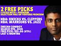 NBA Picks - Knicks vs Clippers Prediction, 3/9/2026 Best Bets, Odds & Betting Tips | Docs Sports