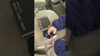 Toyota Alphard 10 Series JOBD code reading (engine management light/ EML Light)