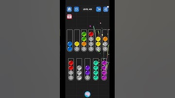 Lv 425 Ball Sort Puzzle - Color Game / 顏色分類遊戲 / ボールソーティングパズル (Guru Game)  #ballsortpuzzle