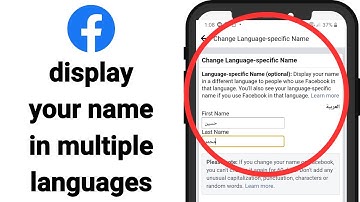 How to display your name in multiple languages Facebook