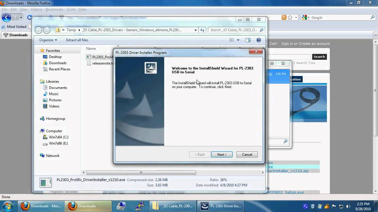 Pl2303_prolific_driverinstaller Vista Win7 .zip