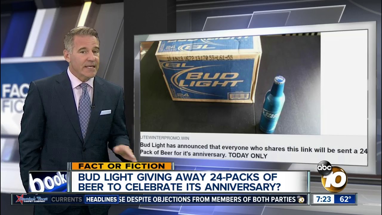 Free 24-Pack Of Bud Light Beer?