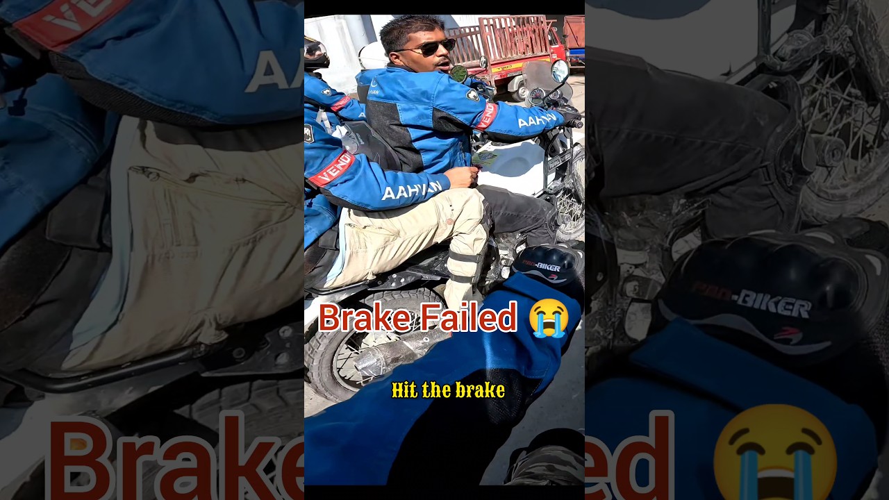 Royal Enfield Himalayan Bike Brake Failed 😭 | Bike Trip Tips 