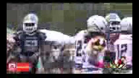 Football highlights jr midgets (155lbs) Gwen Cherry Bulls vs Florida City Razorbacks