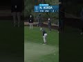 Nelly Korda takes on the green with less than driver and wins the hole to go 1Up 🔥