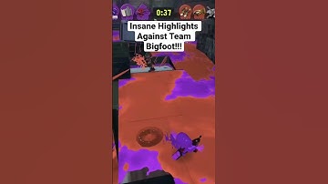 Insane Highlights Against Team Bigfoot!!! #splatoon3 #splatfest #nintendo
