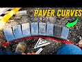 Easiest way to make curved cuts on pavers