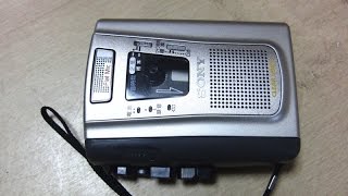 SONY ポータブルカセットレコーダー TCM-40 製品説明と使い方 - YouTube