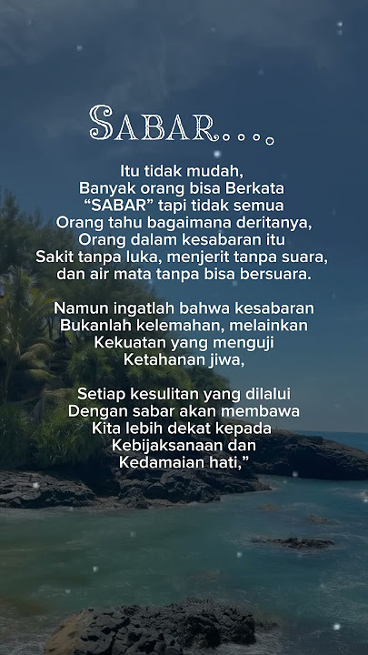 Sabar itu tidak mudah #shortvideo #quotes #motivasi #shorts