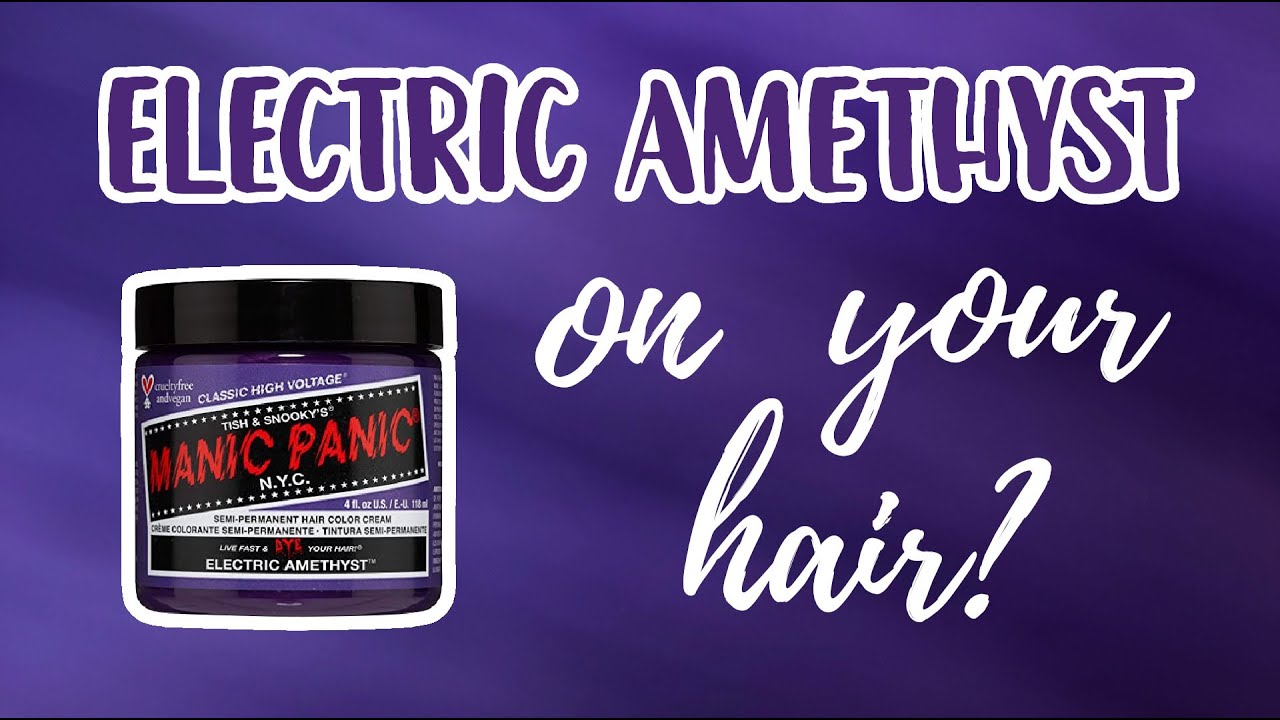 2. Manic Panic Electric Amethyst Hair Dye Classic - wide 7