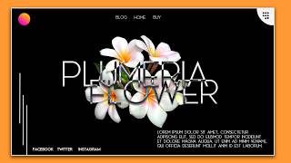 animated landing page design using html css & gsap animation