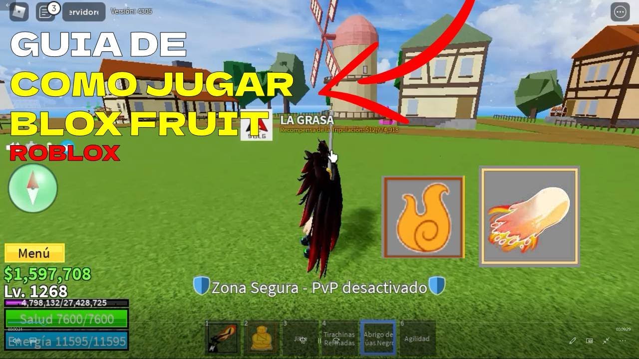 COMO MEJORAR EN BLOX FRUITS?-GUIA EFICAS Y RAPIDA🔥💪💪 