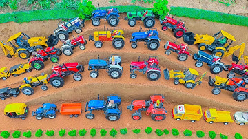 Mini tractor trolley parking videos | tractor jcb video | jcb video | jcb cartoon