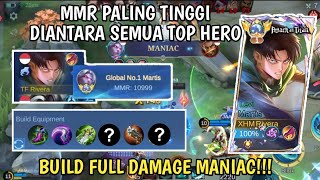 DETIK DETIK MMR MARTIS 11K GUNAIN BUILD FULL DAMAGE MARTIS DAMAGENYA GACOR PARAH - Mobile Legends