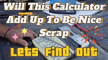 Scrapping a Calculator For Added Money #whatsinside #goldrecovery #preciousmetals