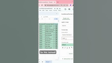 Conditional Checkboxes in Google Sheet #excel #sheets #googlesheets #shorts #short