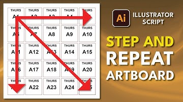 Illustrator Script Herhaal Tekenbord