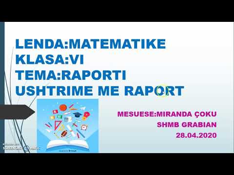 Video: Si Të Shkruajmë Një Raport Pedagogjik