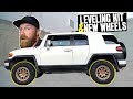 Danger Dan’s Daily Driver Toyota FJ Cruiser Get Lifted in the Narrowest Garage
