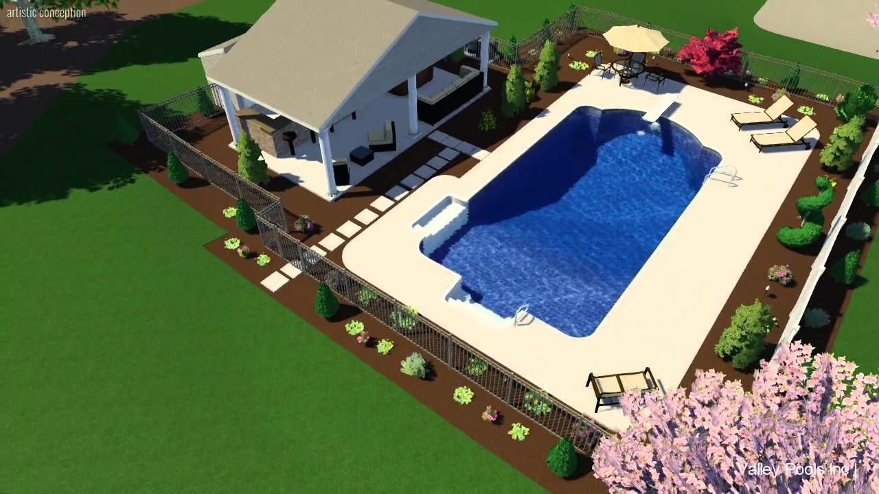 Valley Pools Inc Design For The Rapp Project YouTube