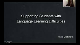 Supporting students with language learning difficulties