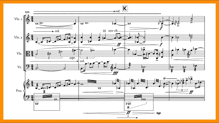 Timo Andres  Piano Quintet  score follow