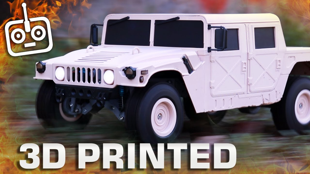 3D printed RC car Hummer - DIY