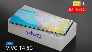 Vivo T4 5G first look,6000mAh battery, MediaTek G88,48MP camera and full Specifications