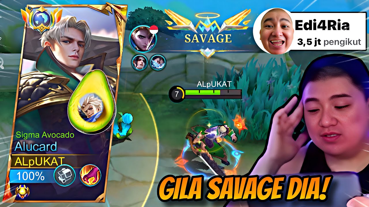 PRANK EDI4RIA NYAMAR JADI ALPUKAT! VAMPIRE SAVAGE, PECAHKAN LS EDI4RIA 🤣 | MLBB