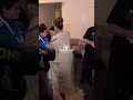 هكذا كان لقاء أصالة باولادها ادم وعلي في كواليس 