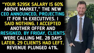 CEO MOCKED MY $295K SALARY IN FRONT OF 14 EXECUTIVES — 28 DAYS LATER, 29 CLIENTS LEFT