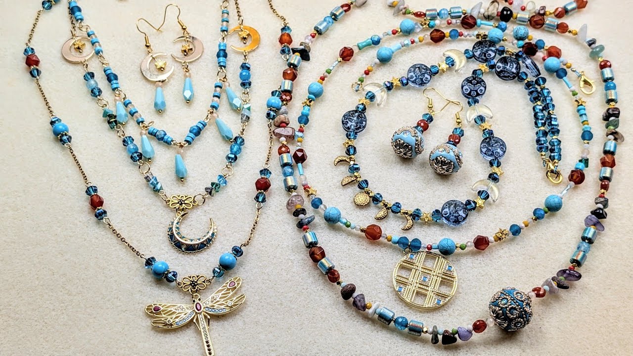 2 Layered Necklace sets w/ Bohemian Nights Bargain Bead Box & Companion Bundle (Jenny's version)